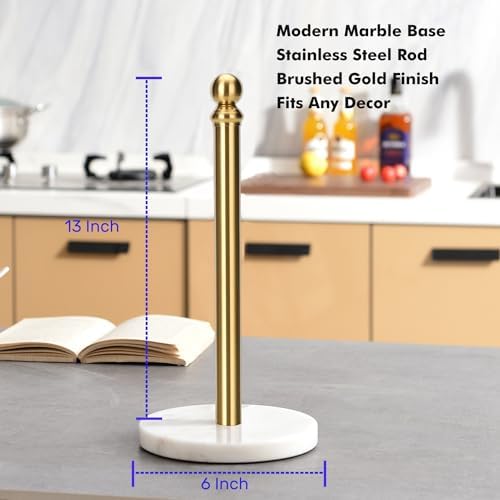 Gold Paper Towel Holder Countertop Stand