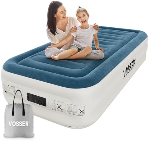 VOSSER Twin Air Mattress with Built in Pump