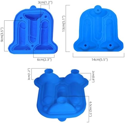 Funny Ice Cube Mold Tray with Lid Silicone