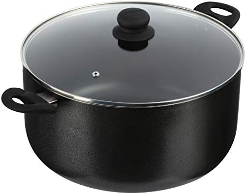 IMUSA 127 Quart Charcoal Stock Pot with Lid