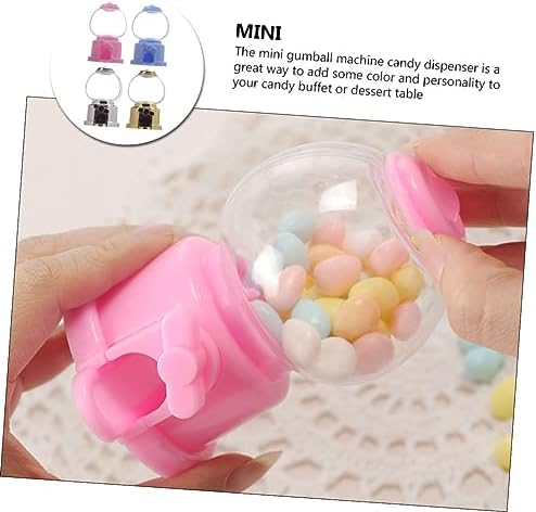 4pcs Manual Gumball Machine Candy Dispenser for Parties and Events