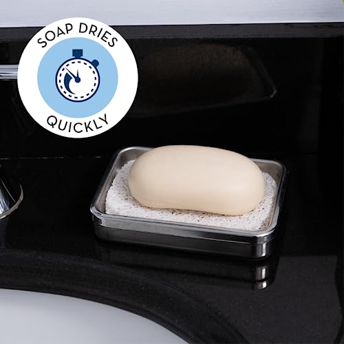 ST Inc Bar Soap Holder 4 Pack White 29x44 Inches