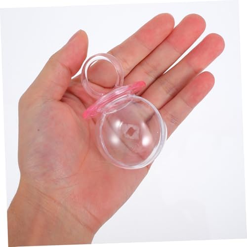 PRETYZOOM 20PCS Baby Shower Candy Boxes Mini Pacifier Holders for Treats