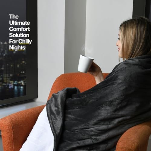 Medical King Heated Blanket Throw with 10 Settings