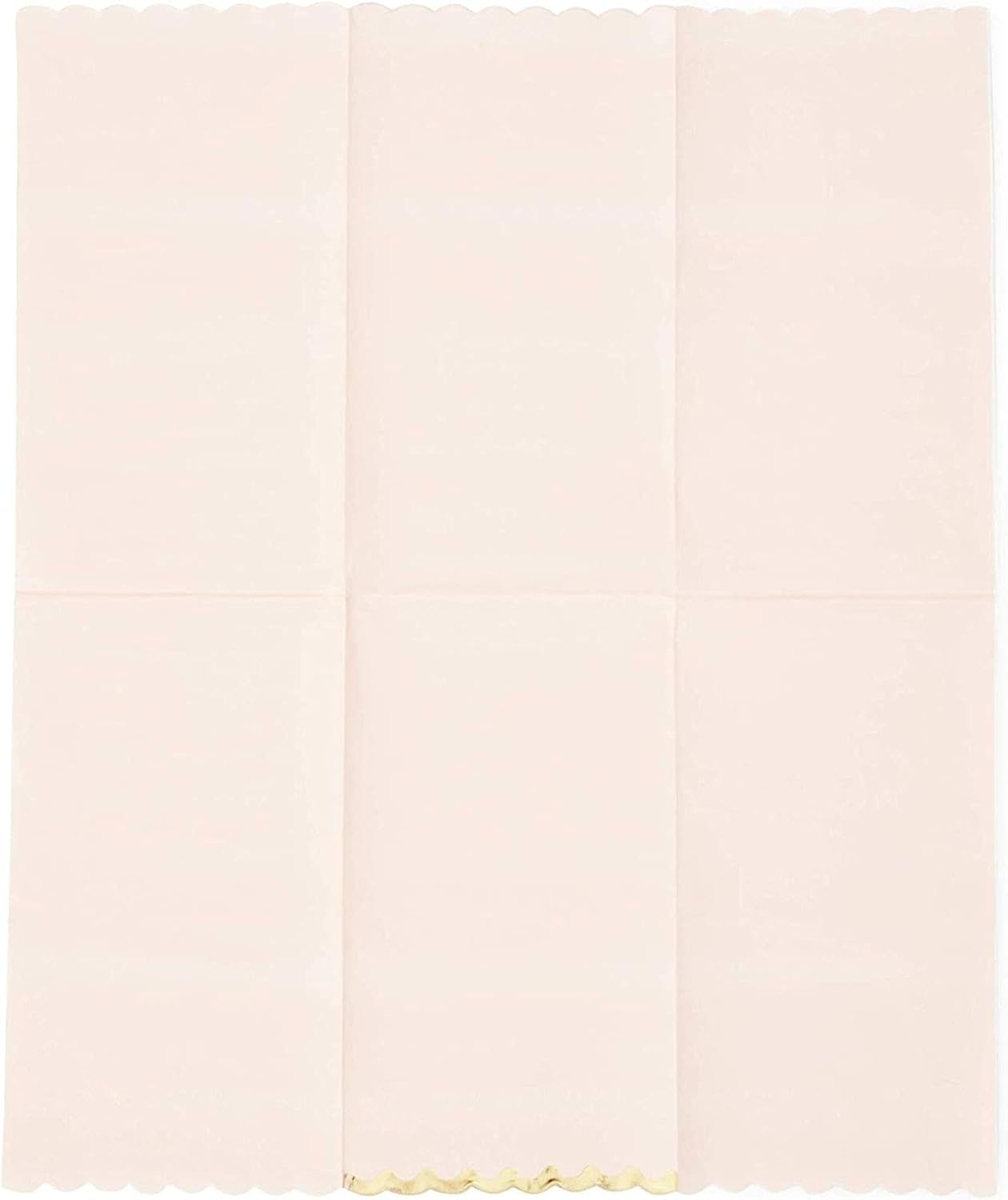 Sparkle and Bash 50 Pack Pink Gold Foil Napkins
