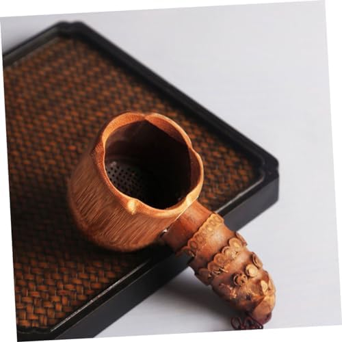 GRIRIW Tea Infuser Bamboo Mesh Filter Strainer