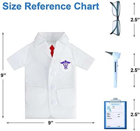Geiserailie 4 Pcs White Coat Wine Cover Bag with Necklace Tie Shape