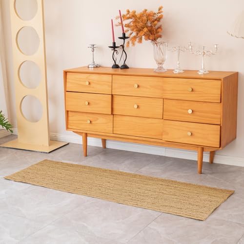 Spoiledhome Jute Rug 2x6 Natural Runner