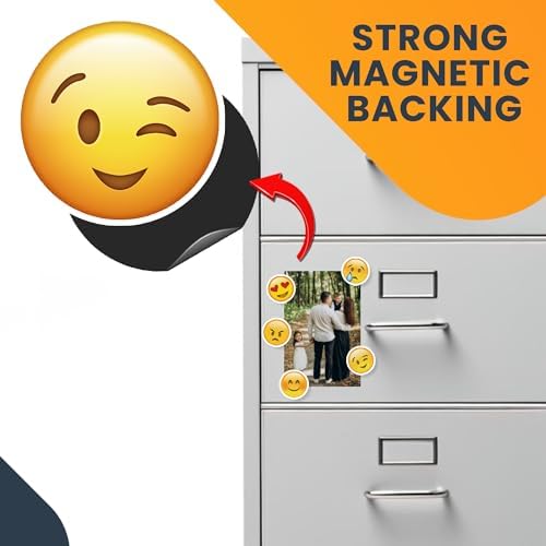 Magnet Me Up Todays Mood Emoticon Magnet Decal Set