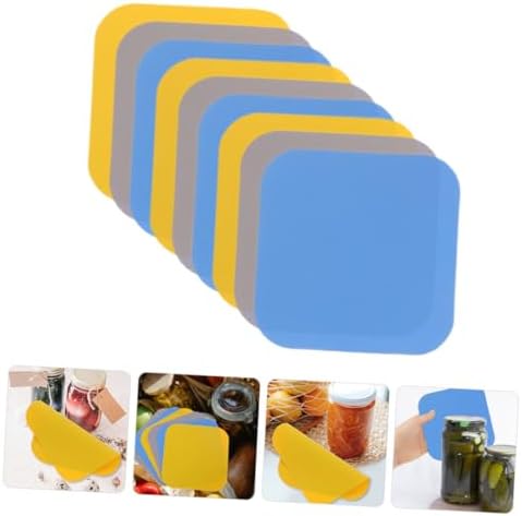 9pcs Rubber Jar Opener Grip Mat Bottle Opener
