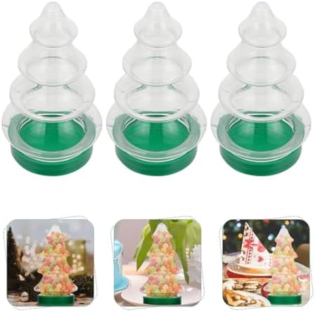 6Pcs Christmas Tree Candy Bottles for Holiday Treats