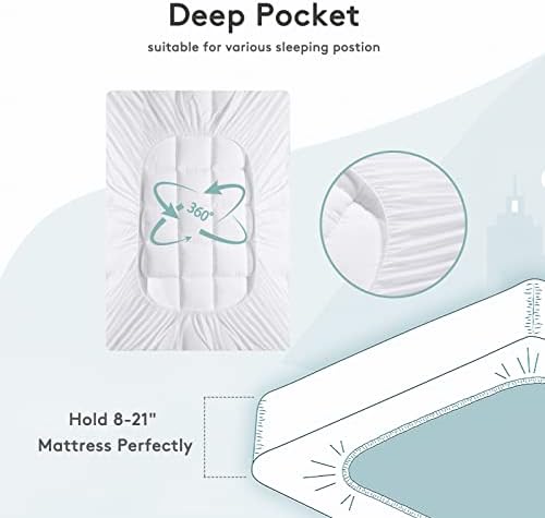 SameBed Queen Mattress Topper with 8-21 Inch Deep Pocket