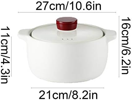 SISWIM Soup Pot Stockpot with Lid 28L Casserole
