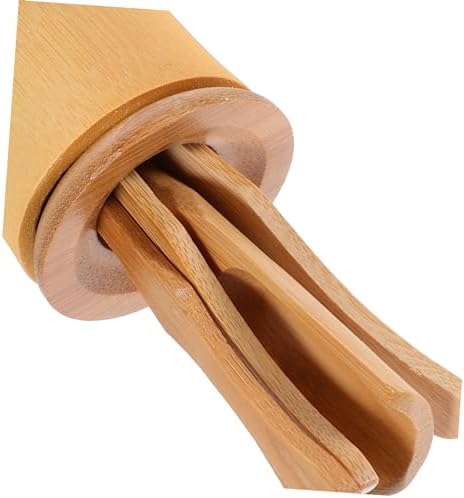 Alipis 6 Piece Bamboo Tea Set for Home Use