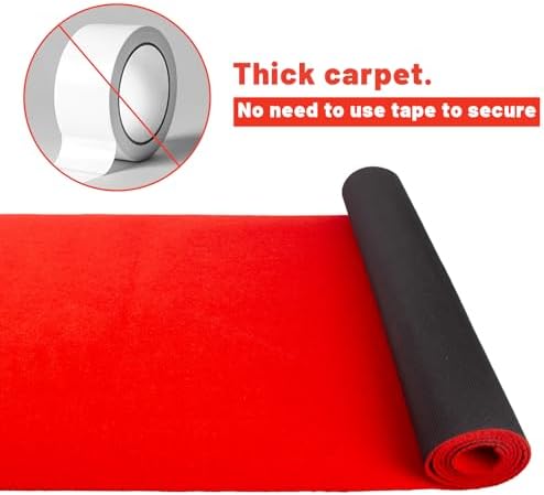 450 GSM Waterproof Red Carpet Runner for Events