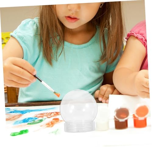 Magiclulu 10pcs Plastic Candy Jars with Lids for Party Favors