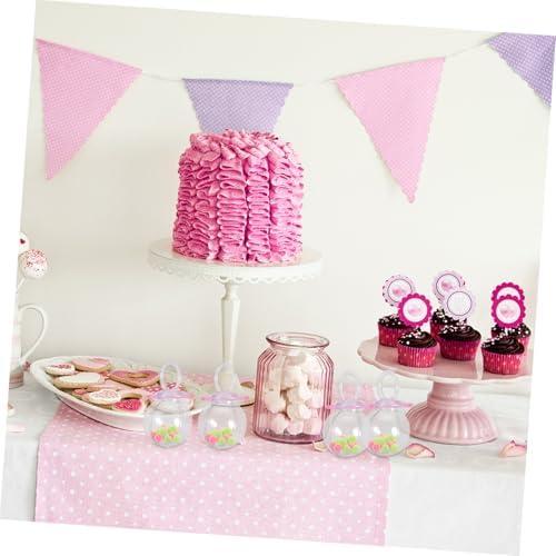 PRETYZOOM 20PCS Baby Shower Candy Boxes Mini Pacifier Holders for Treats