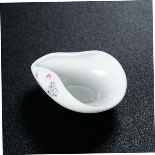 LIFKOME Tea Leaf Spoon Ceramic Scoop for Coffee Beans