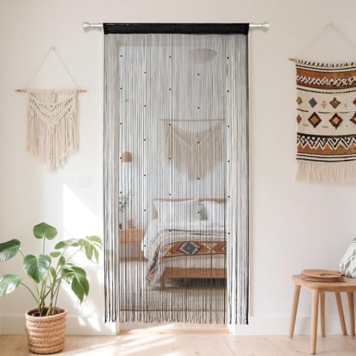 Beaded Curtain for Doorway - Boho Decor Panel