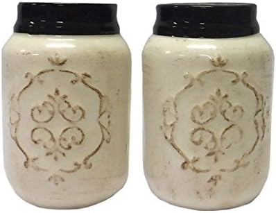 Youngs Miniature Country Ceramic Salt Pepper Shakers