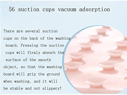 DCFV Foldable Washing Board with Suction Cups and Hanging Hole