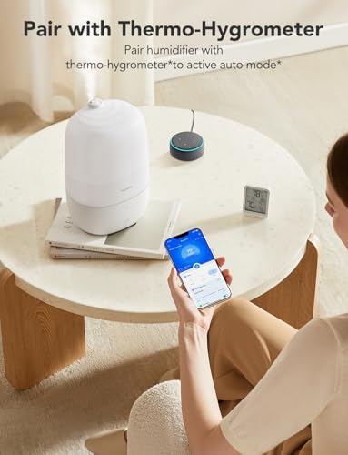 GoveeLife Smart Humidifier with Essential Oil Diffuser and Night Light