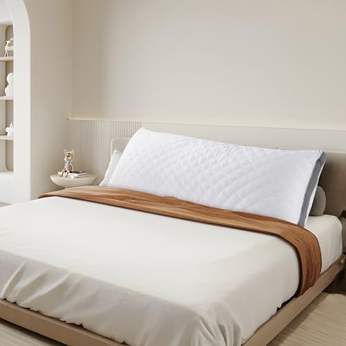 Oubonun Premium Adjustable Loft Body Pillow - 21x54 Inches