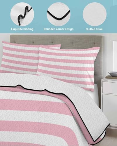 TocaHome Summer Quilt Twin XL Set with 2 Pillowcases