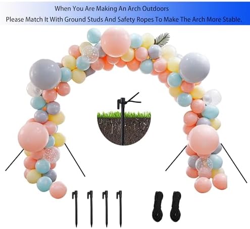 Kaiyun 10 Ft Wide 9 Ft Tall Balloon Arch Kit