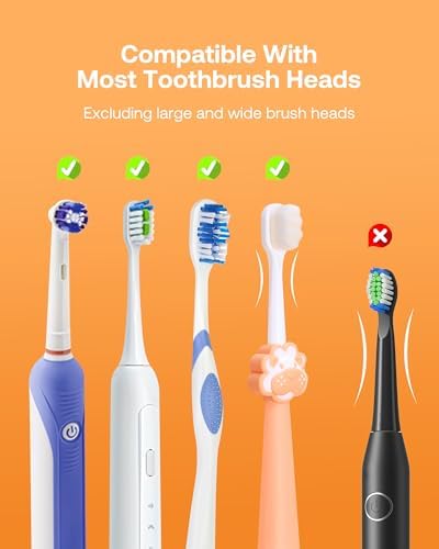 Bitvae Toothbrush Cleaner With LED Display Wall Mount Holder