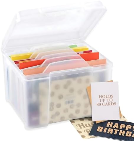 Mistic Cool Greeting Card Organizer Storage Box