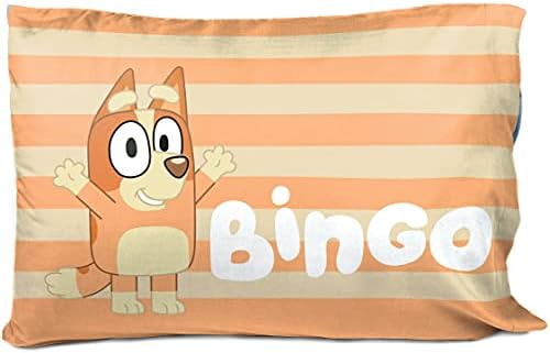 Jay Franco Bluey Hello Pillowcase - Single Reversible Kids Bedding