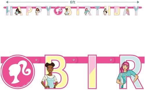 Barbie and Friends Birthday Party Pack 16 Plates Napkins Cups