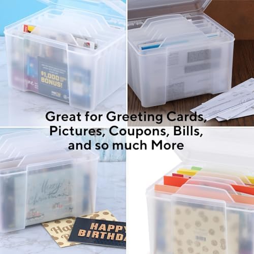 Mistic Cool Greeting Card Organizer Storage Box