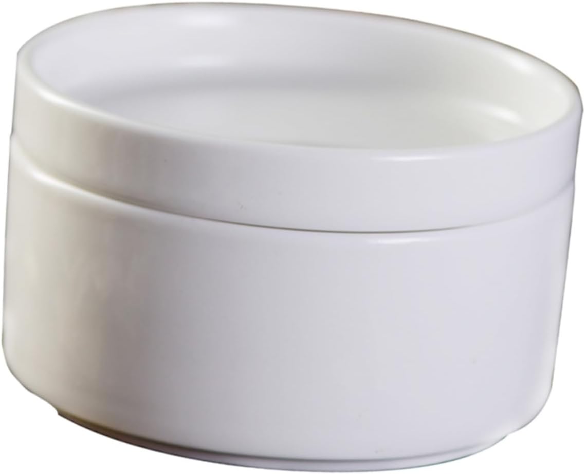 PRETYZOOM Practical Ceramic Soup Bowl Lid Steamer