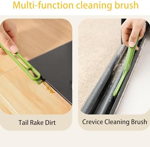3 in 1 Multifunctional Crevice Cleaning Brush - Green