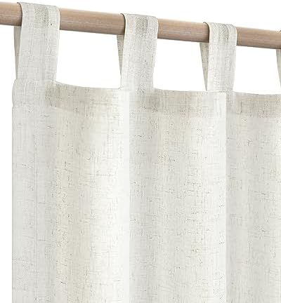 KOUFALL Cream Door Curtain Panels 78 Inch Long
