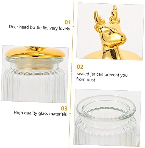 2pcs European Style Animal Glass Storage Jars for Wedding Favors