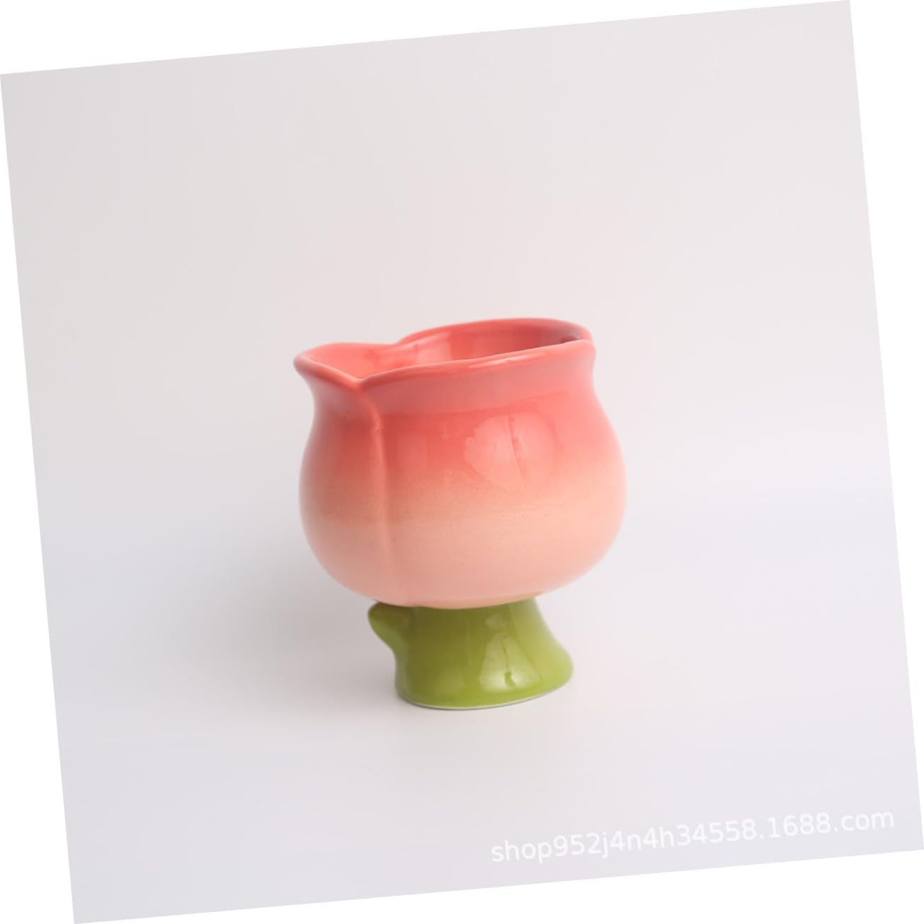 Ceramic Dessert Cup with Footed Design