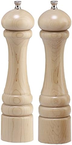Chef Specialties 10 Inch Pepper Mill and Salt Mill Set Made in USA
