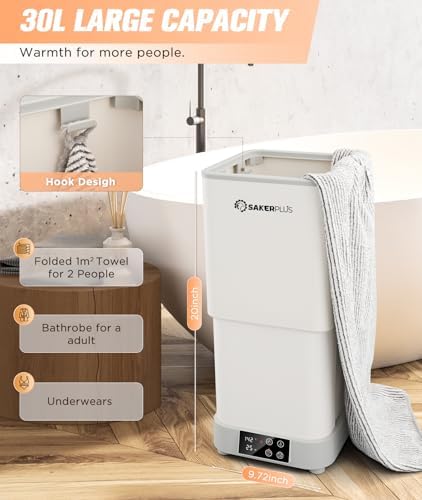 Sakerplus 30L Heated Towel Warmer Bucket