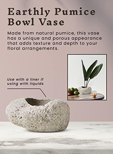 Serene Spaces Living Pumice Bowl Vase
