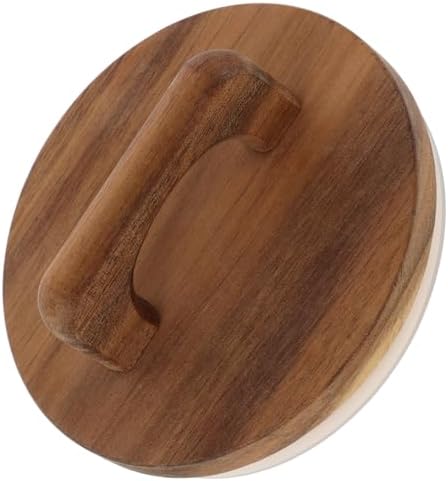 SHOWERORO Wide Mouth Mason Jars with Wooden Lid