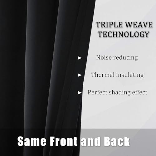 AiFish Door Curtain Panel Room Divider Blackout Drapes 78 Inch