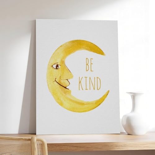 HEOVI Be Kind Canvas Art Poster 24x36in