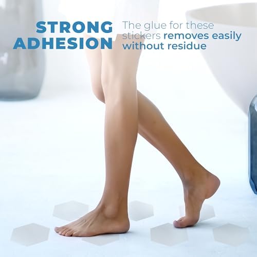 Anti Slip Shower Stickers 24 PCS Clear Non-Slip Bath Mats