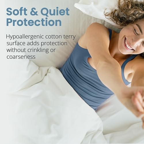 SafeRest Waterproof Twin XL Mattress Protector