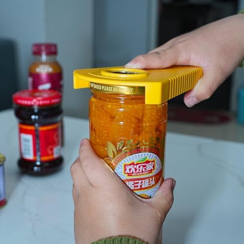 Multifunctional Can Opener with Magnet for Jar and Bottle