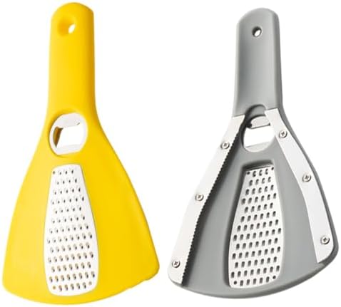 Luxshiny 2pcs 3 in 1 Can Opener Jar Opener Cheese Grater