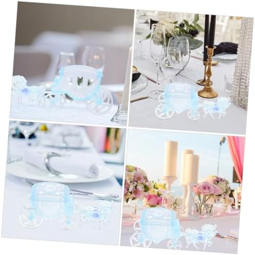 PRETYZOOM Carriage Shaped Candy Holders for Weddings and Parties